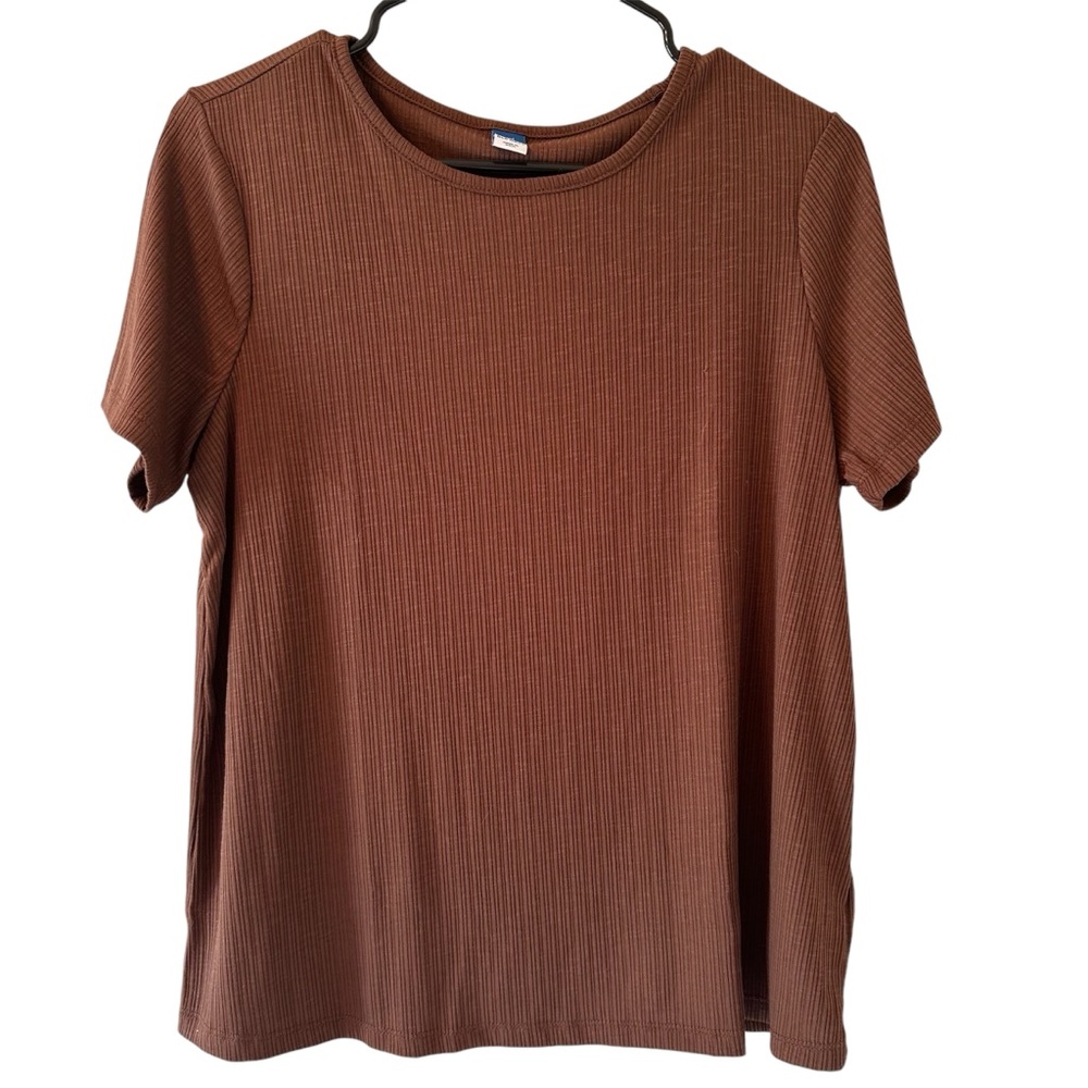 Women’s Brown Old Navy Luxe Tee Size Small
